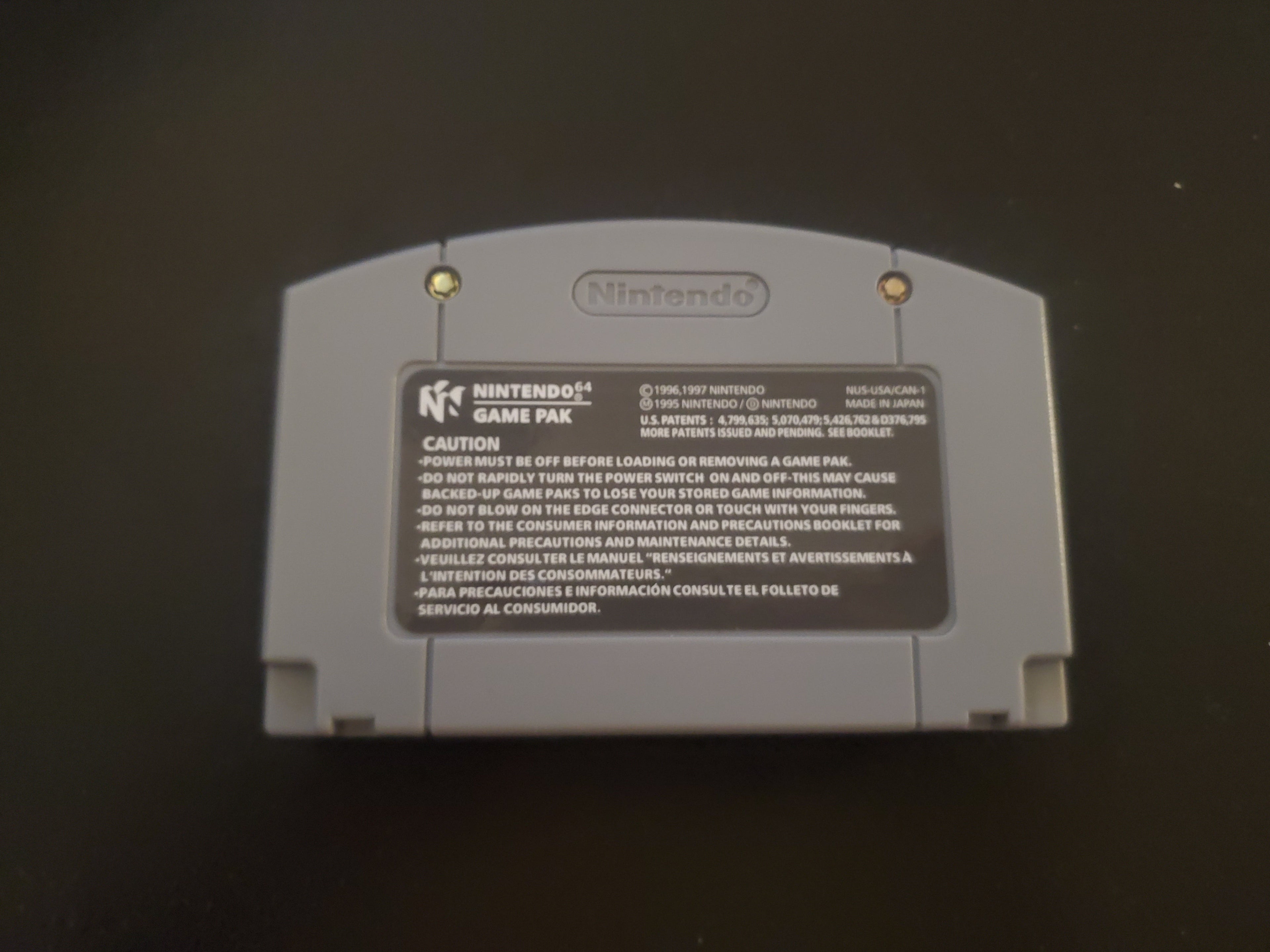 Pokemon Stadium 1 N64 Nintendo 64 Video Game Cartridge 1999