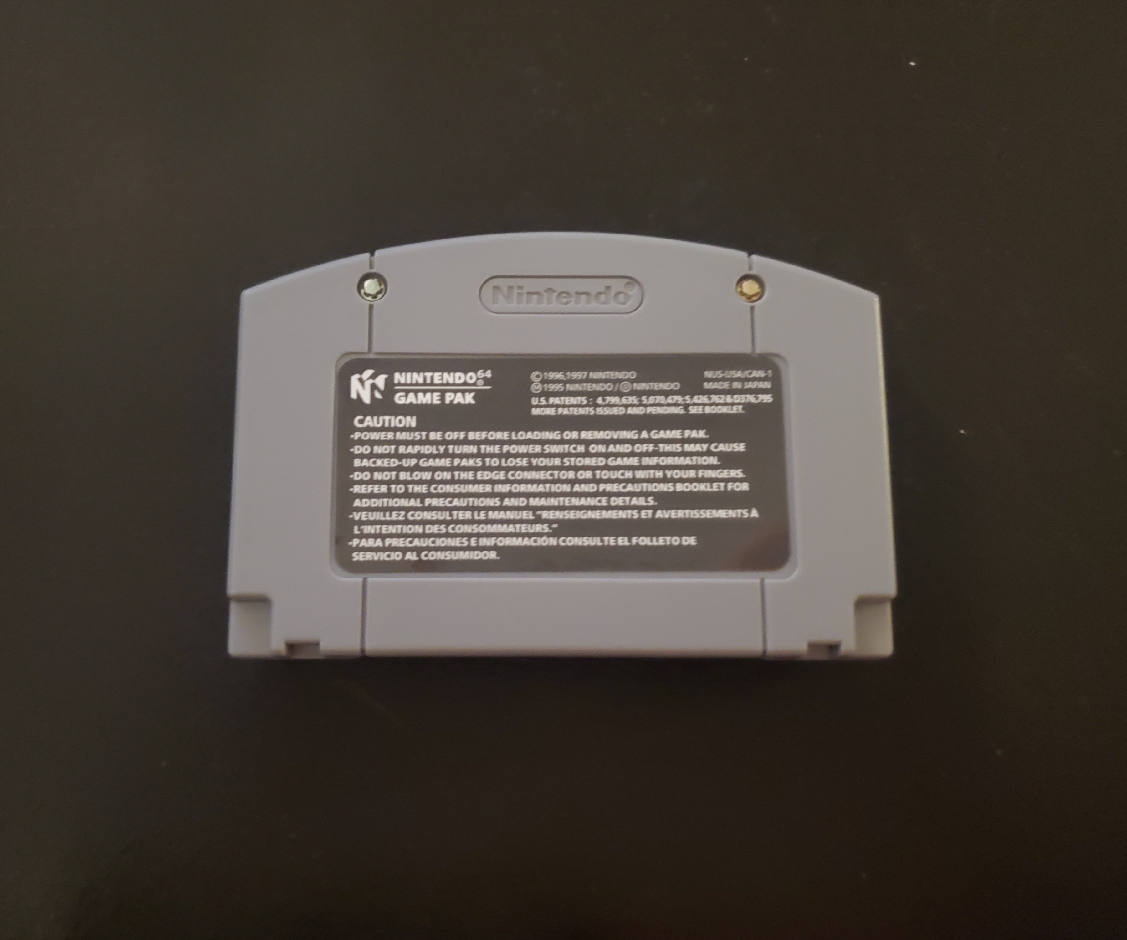 Clay Fighter Sculptor's Cut N64 Nintendo 64 Video Game Cartridge 1998