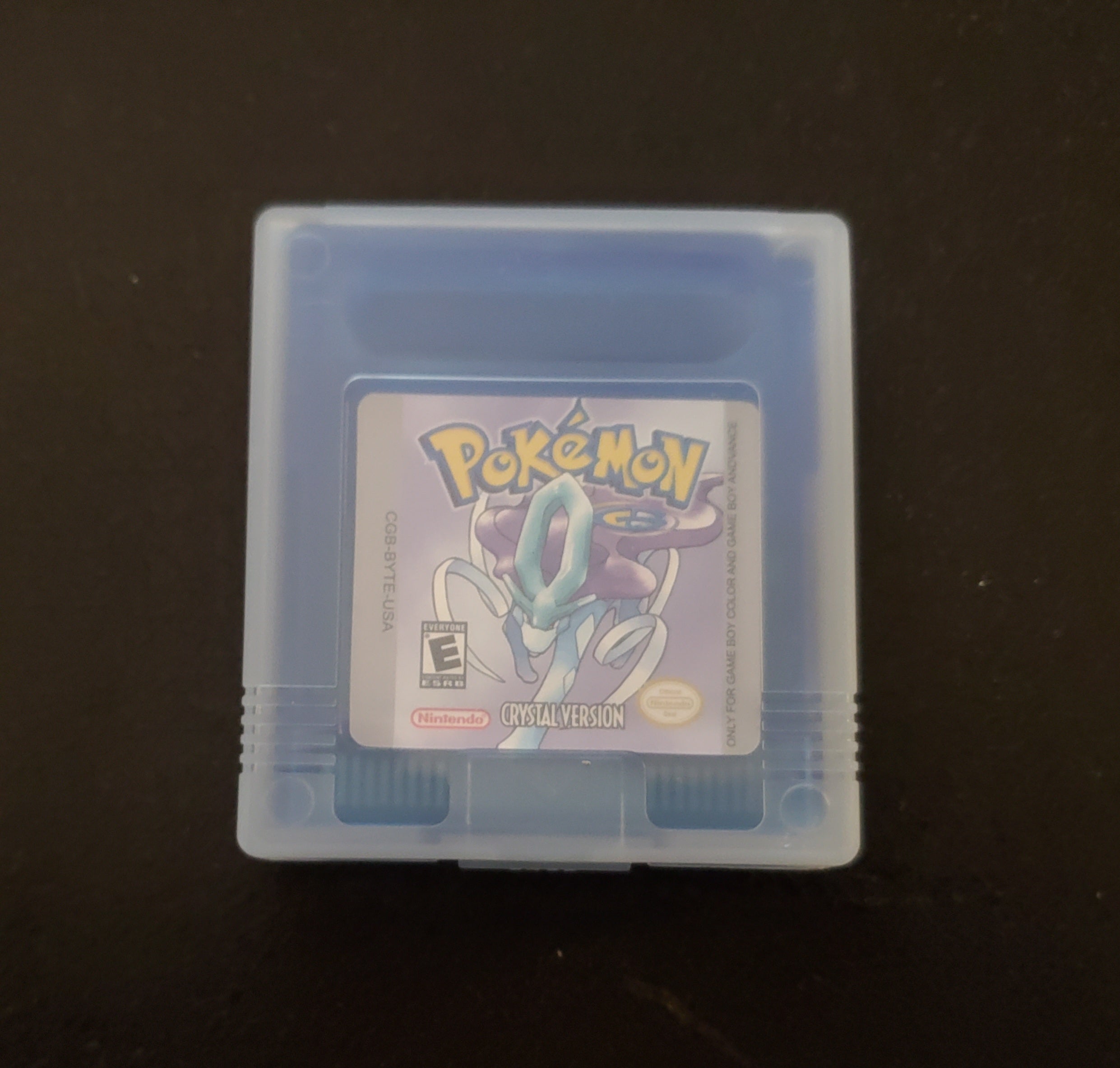 Pokemon Crystal GBC Gameboy Color Video Game Cartridge 2001
