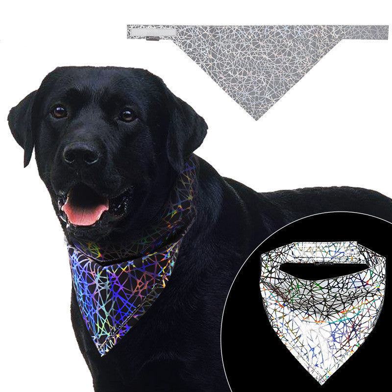 Dog scarf scarf saliva towel