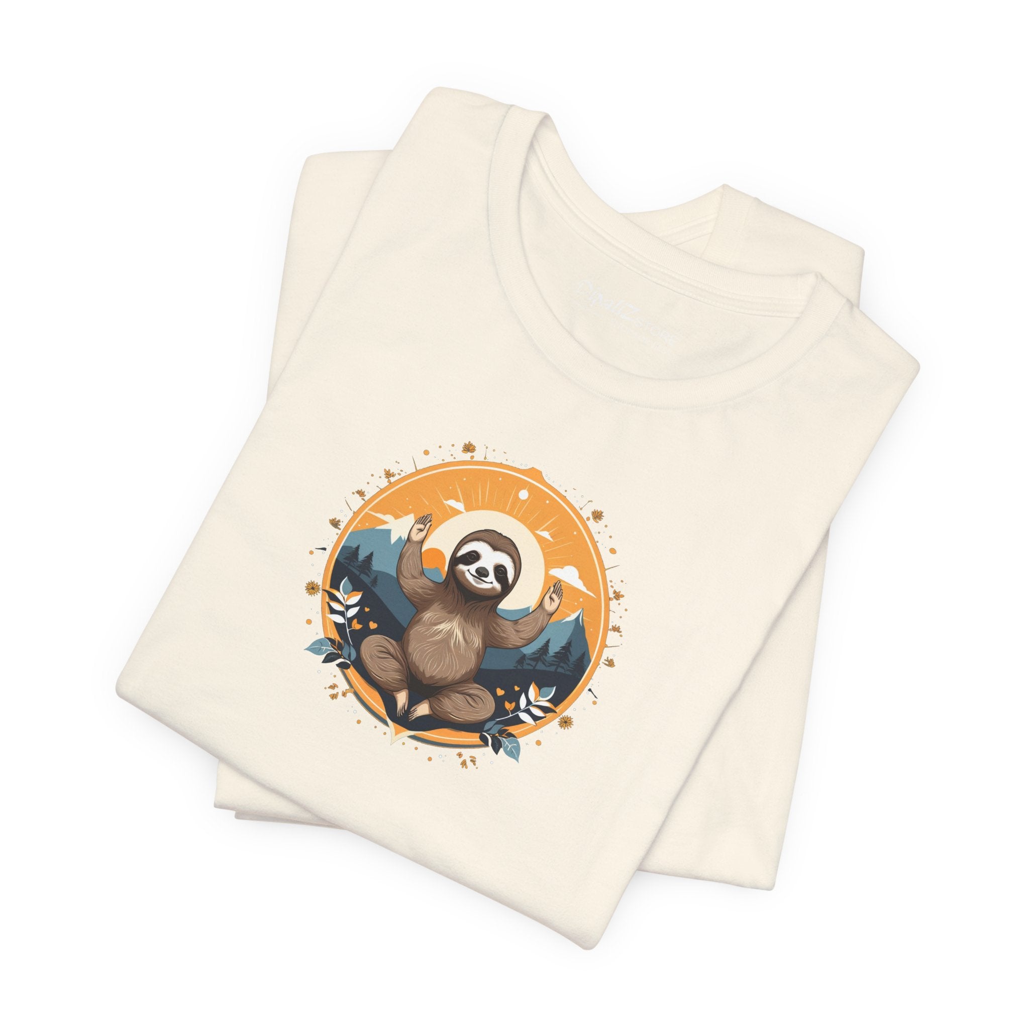Sloth Yoga Unisex Jersey Tee - Soft Cotton Comfort - DipaliZ