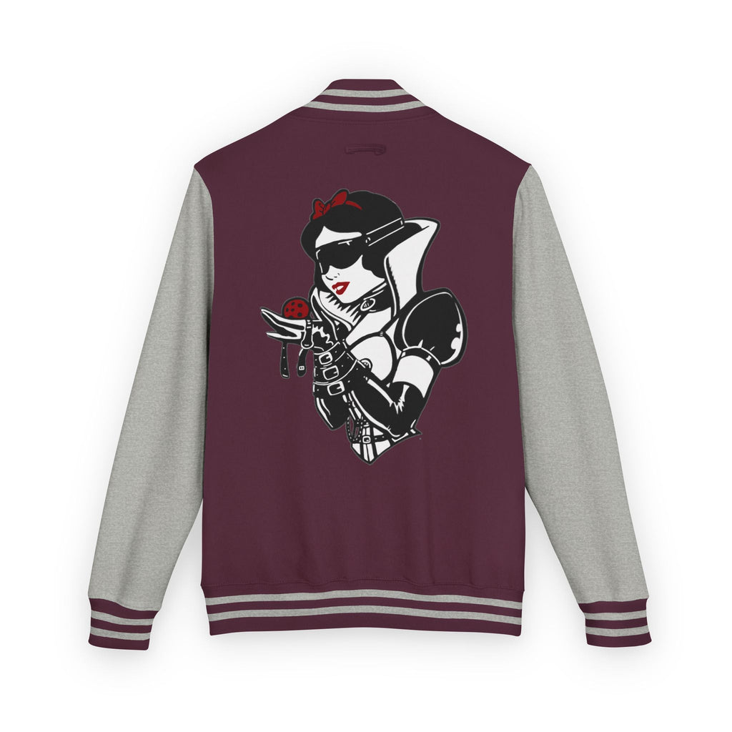 Snow White Unisex Heavyweight Letterman Jacket