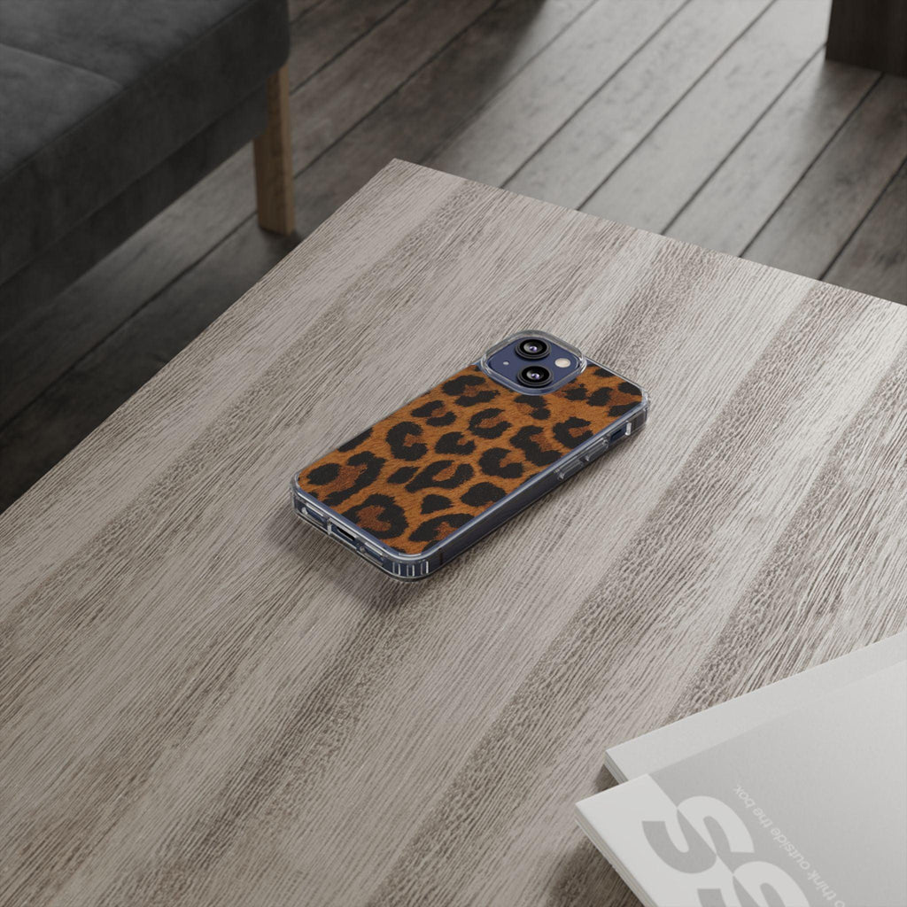 Clear Cases Cheeta Print