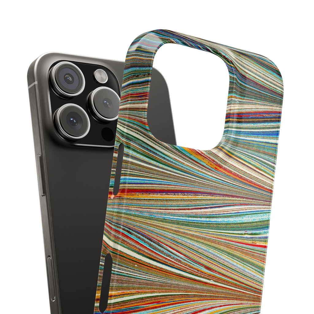 Florentine Multi-Colored Marbled Phone Case