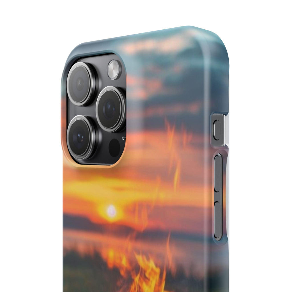 Woodland Fire Phone Case – Warmth of Nature’s Blaze on Your Device