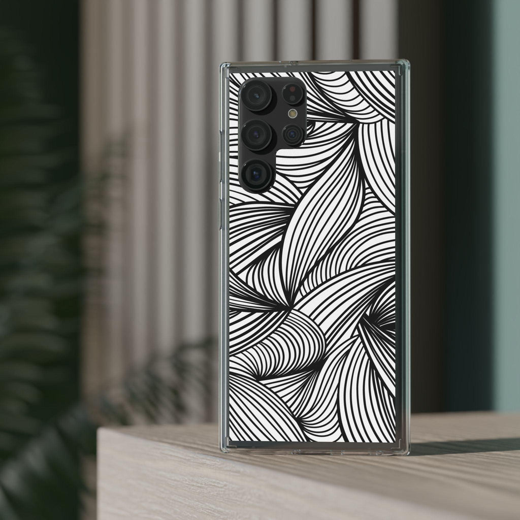 Black and White Illusion Clear Cases