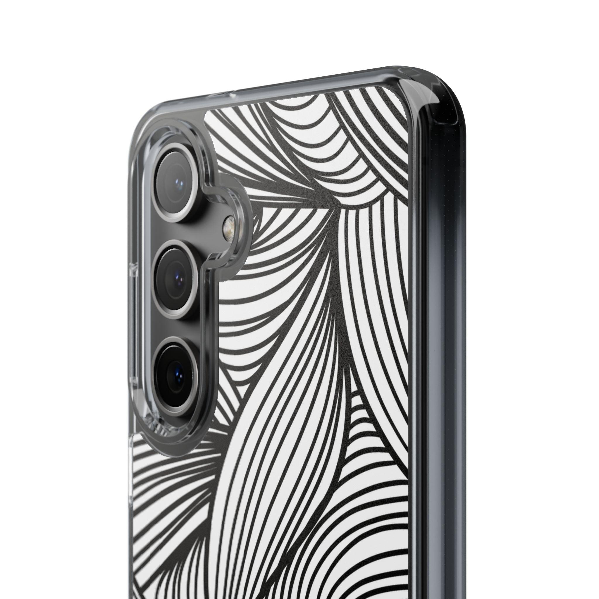 Black and White Illusion Clear Cases