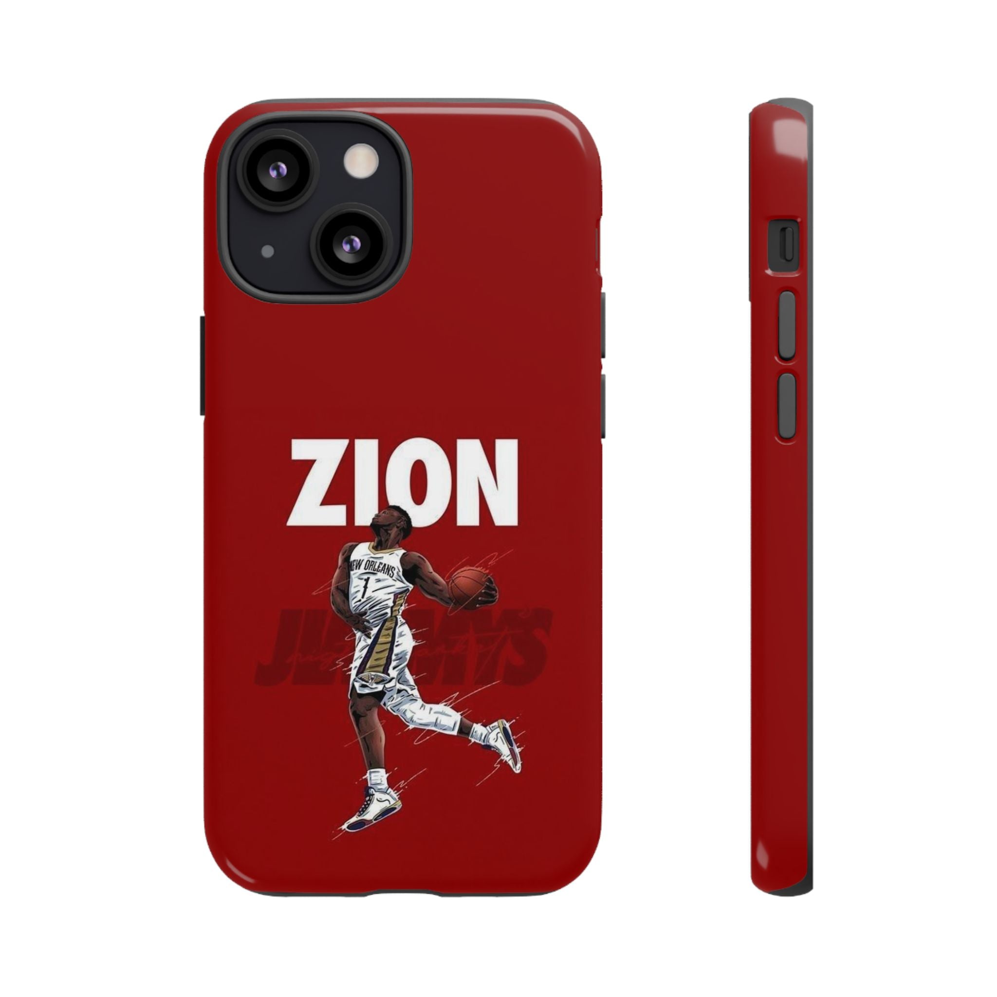 Zion Williamson Power Drive Edition – Rugged Dual-Layer Armor & Slim Fit | Compatible with iPhone 8–16 Pro Max & Samsung S10–S25 Ultra