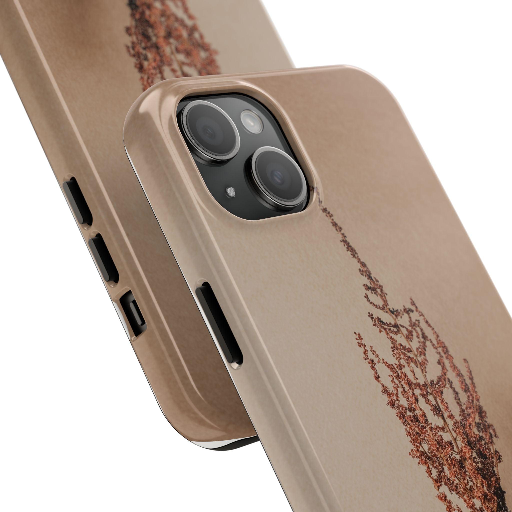 Brown Dry Leaf Tough Phone Cases