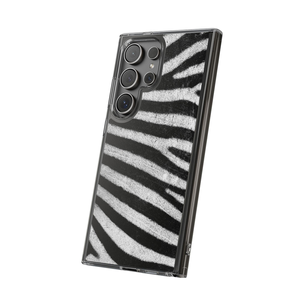 Clear Cases Black and White Zebra Stripes
