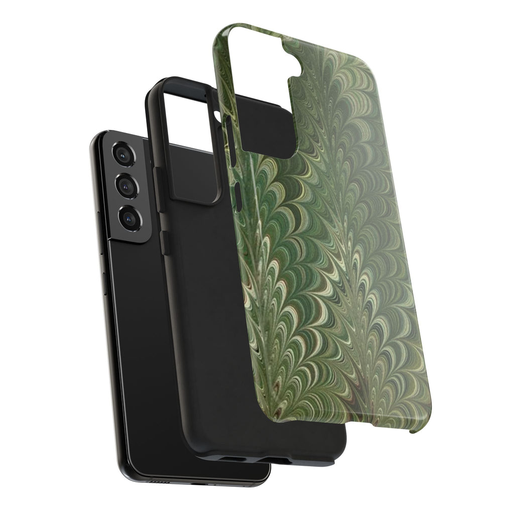 Deep Green Marble Italian Durable Phone Case