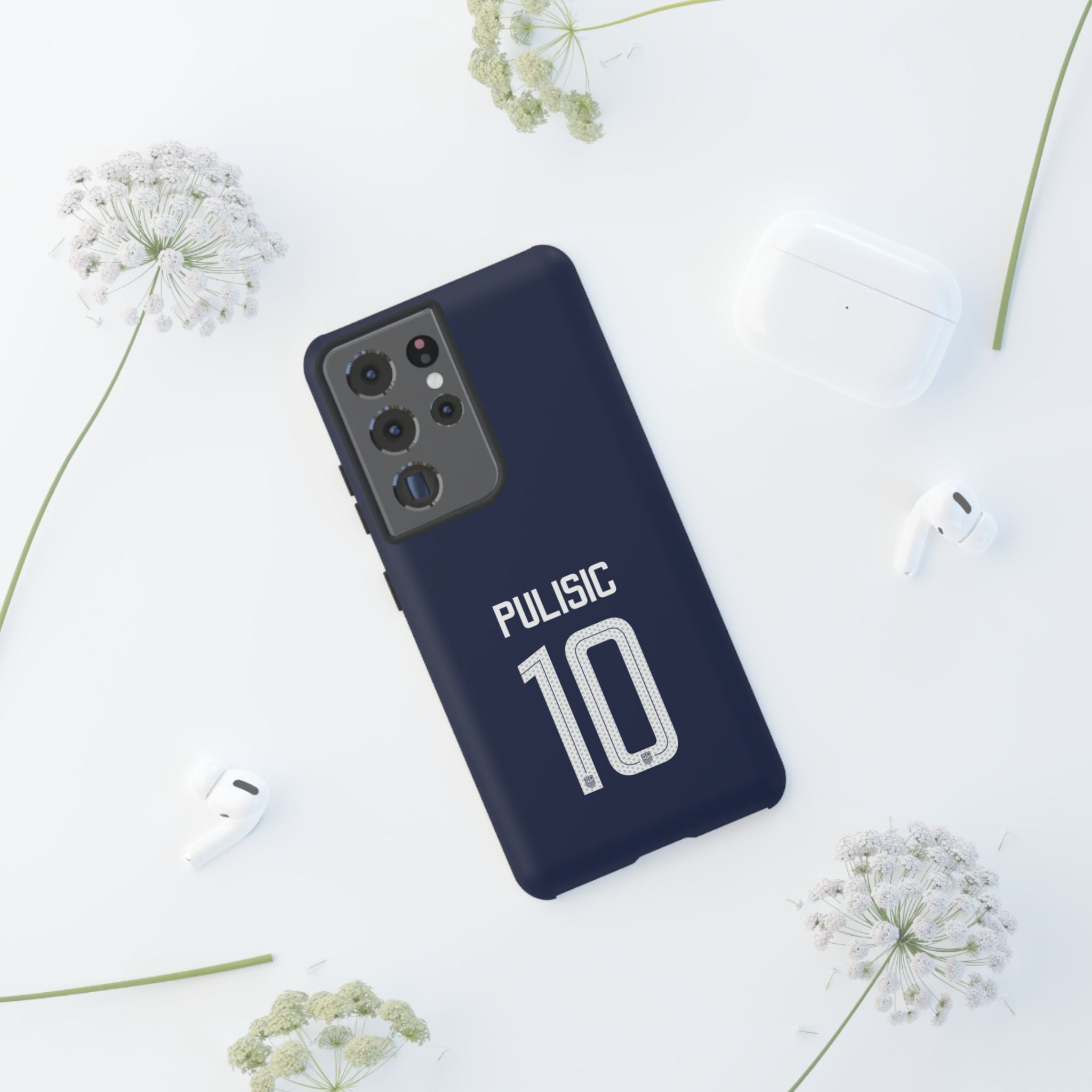 Christian Pulisic Precision Armor – Dual-Layer Durability & Sleek Fit | Compatible with iPhone 8 to 16 Pro Max & Samsung Galaxy S10 to S25 Ultra