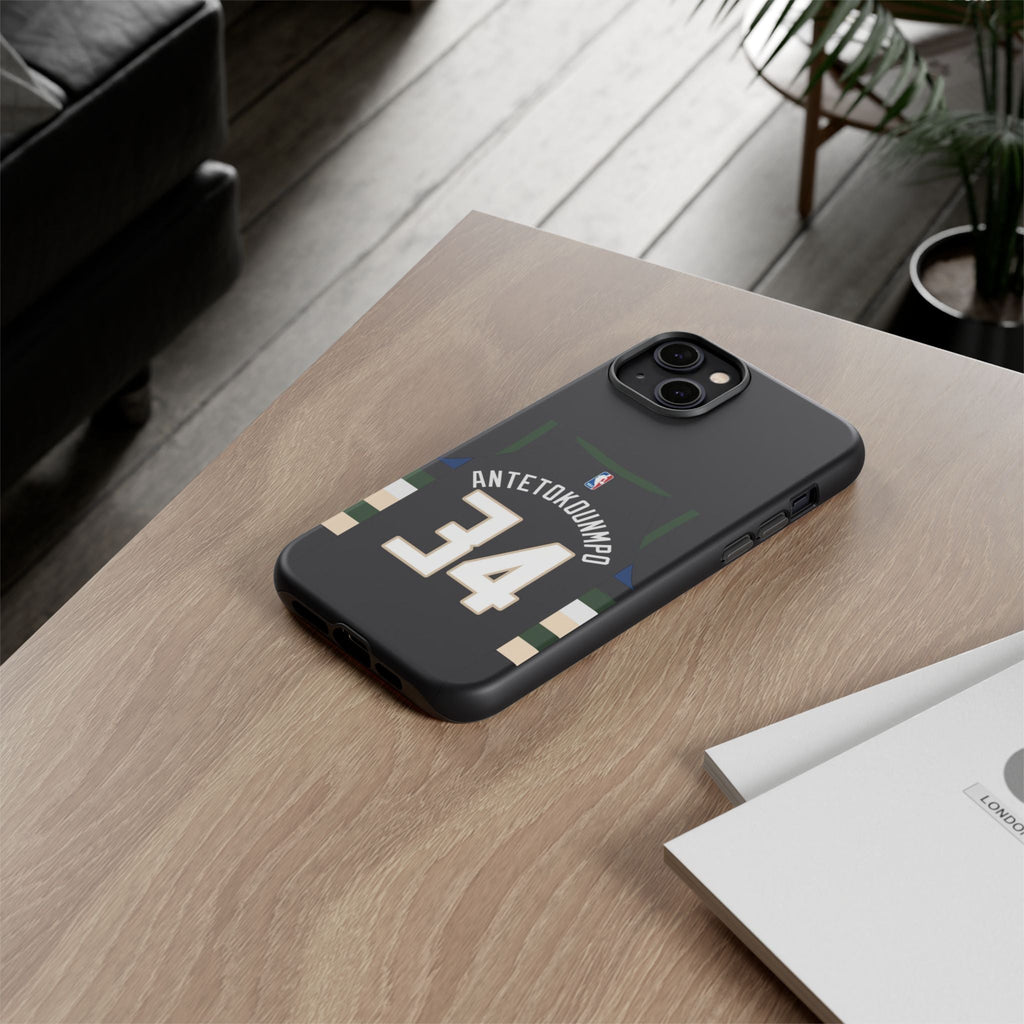Giannis Antetokounmpo Force Drive Edition – Heavy-Duty ShockGuard Layers, Athletic Slim Fit | iPhone 8–16 Pro Max & Samsung S10–S25 Ultra Supported