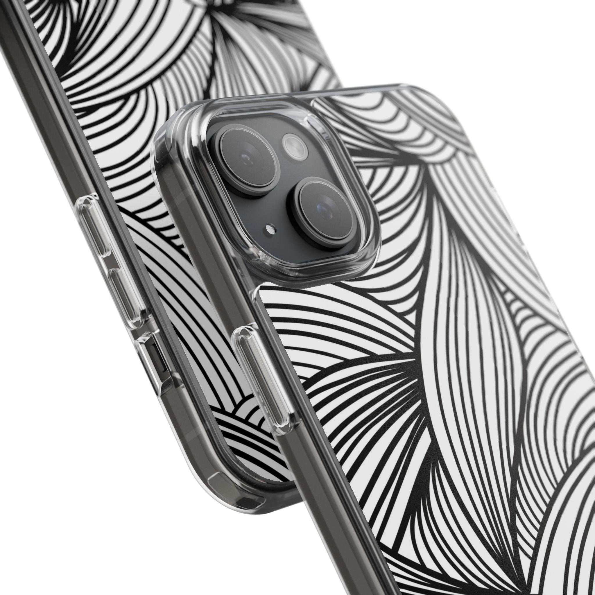 Black and White Illusion Clear Cases