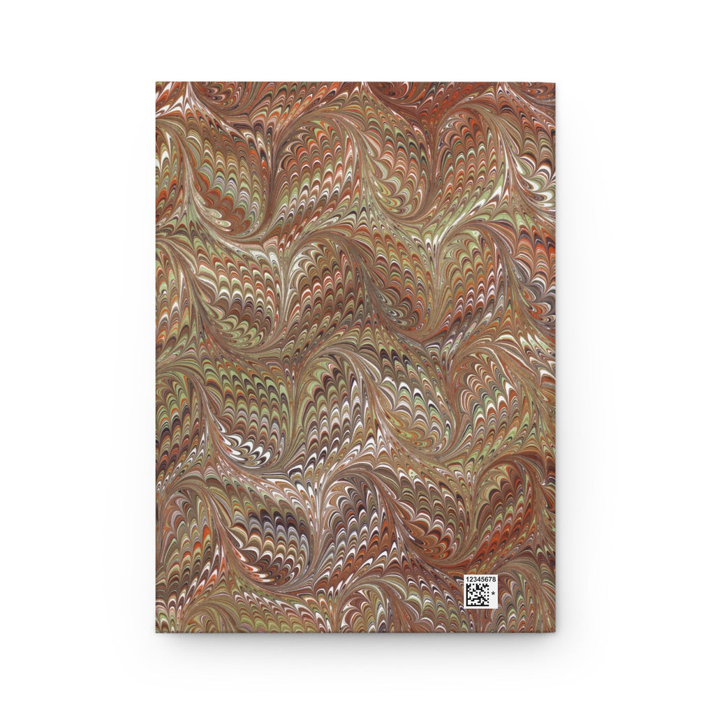Italian Marble Hardcover Journal Matte, Brown