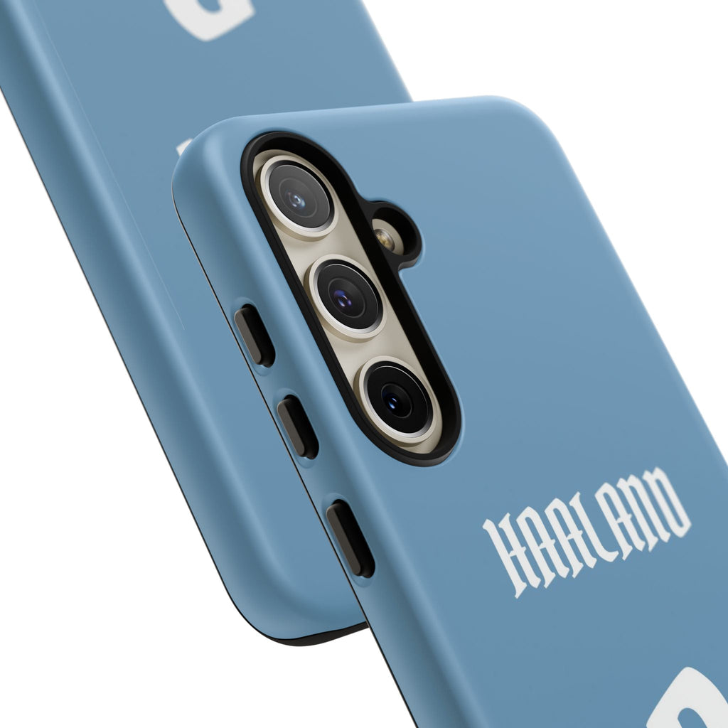 Erling Haaland PowerStrike – Rugged Dual-Layer Protection & Slim Profile | Compatible with iPhone 8 to 16 Pro Max & Samsung Galaxy S10 to S25 Ultra