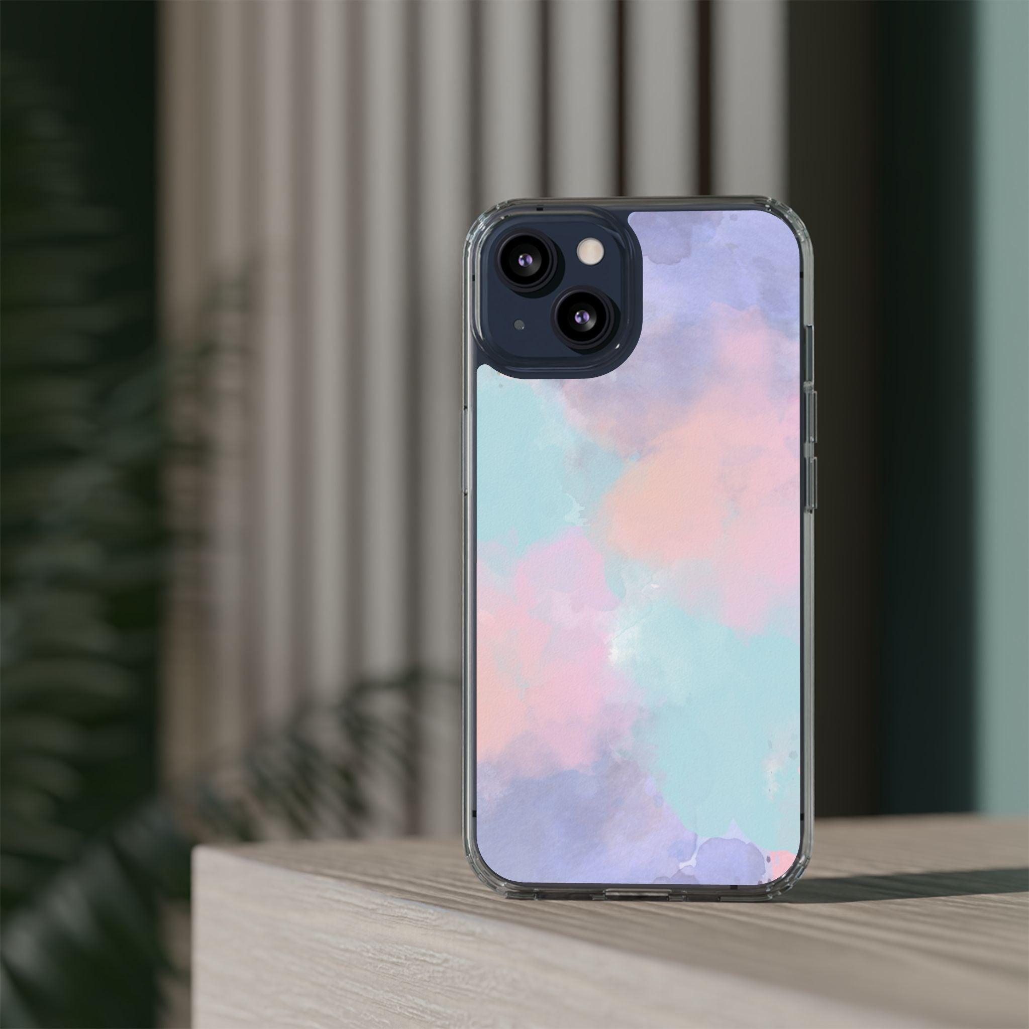 Shades of Pastel Clear Cases