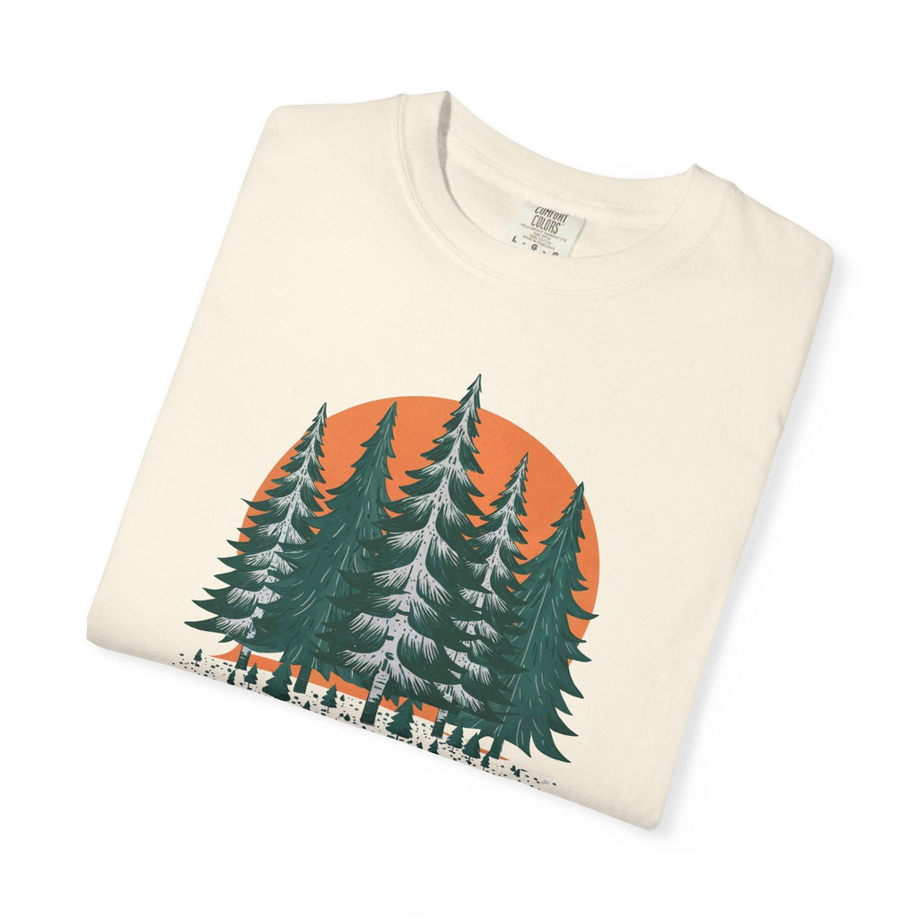 Forest T-Shirt - Conifer Trees Adventure Tee - DipaliZ