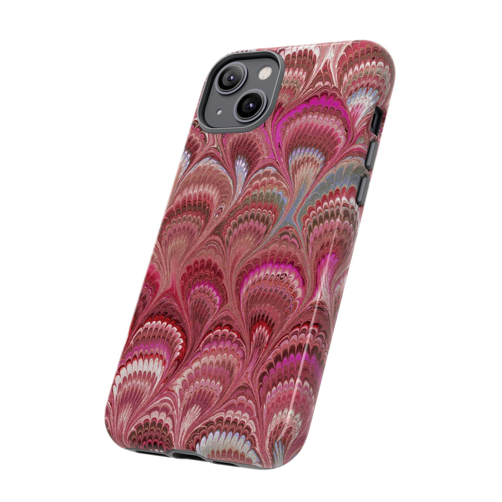 Shades of Pink Marbled Phone Case —  Dual Layer - Tough Protective Phone Cover