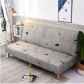 Elastic Armless Sofa Cover Folding Bedspread