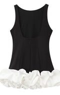 Ruffle trim dress
