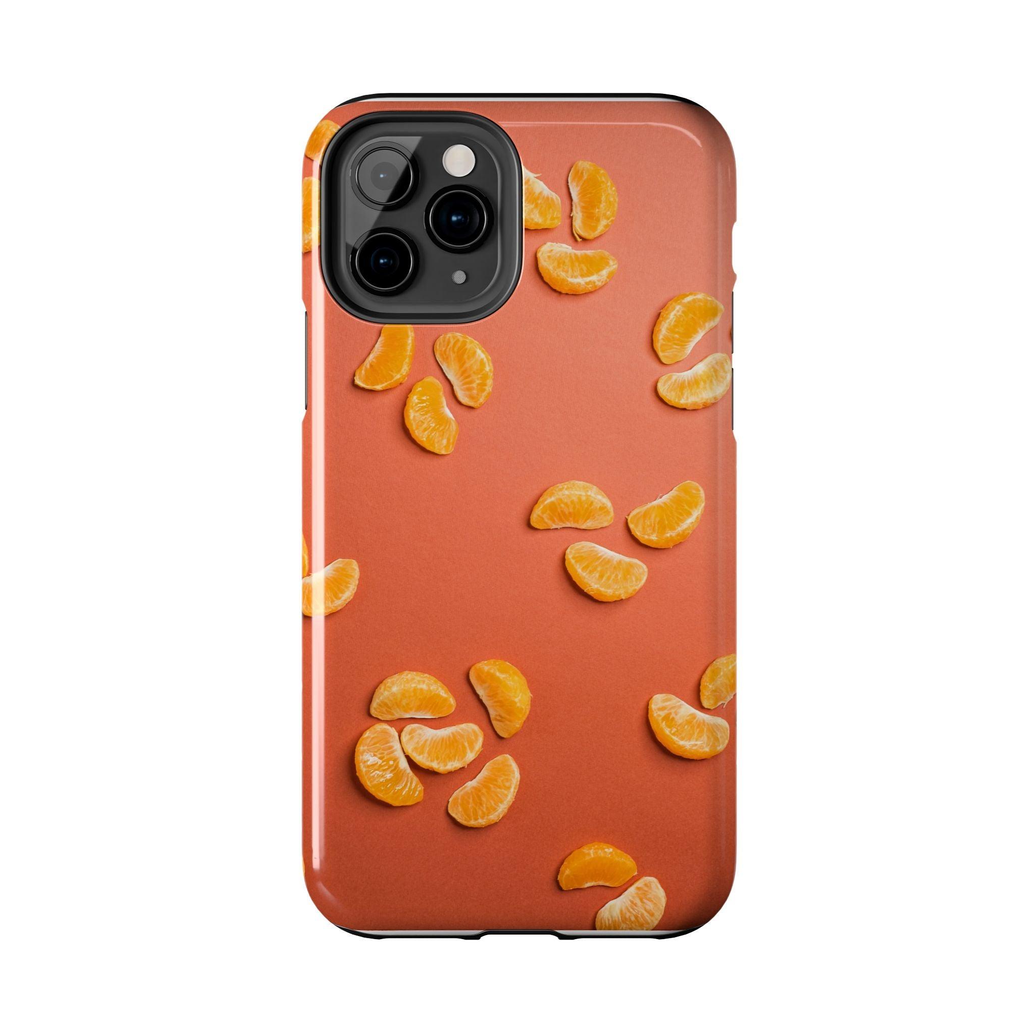 Peal Oranges printed Tough Phone Cases