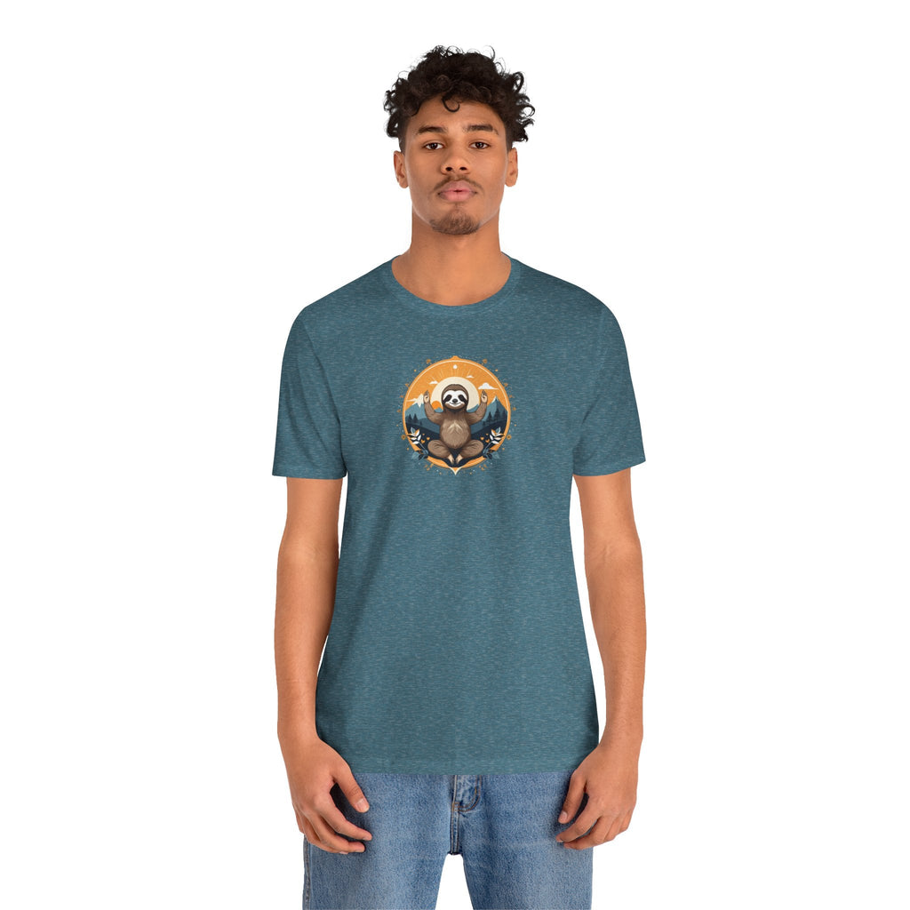 Sloth Yoga Unisex Jersey Tee - Soft Cotton Comfort - DipaliZ