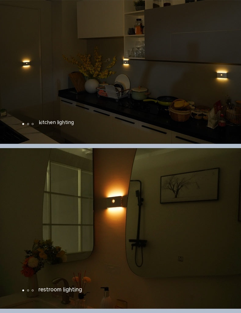Intelligent Human Body Light Energy Double Induction Night Light