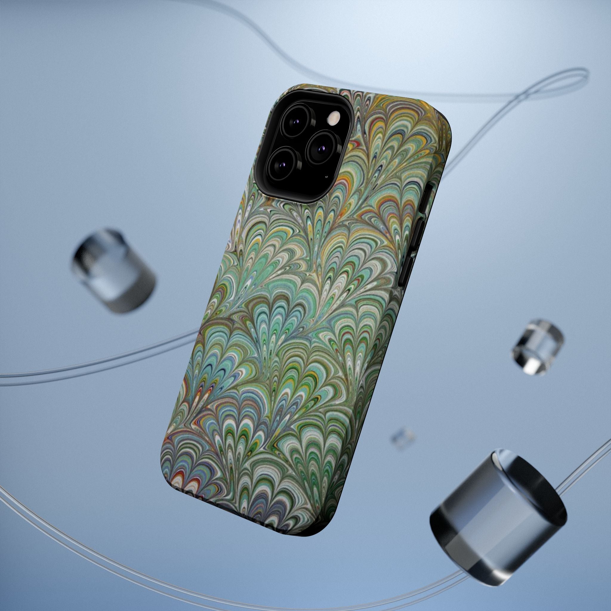 Italian Peacock Green Highly Durable Phone Case for Apple + Samsung
