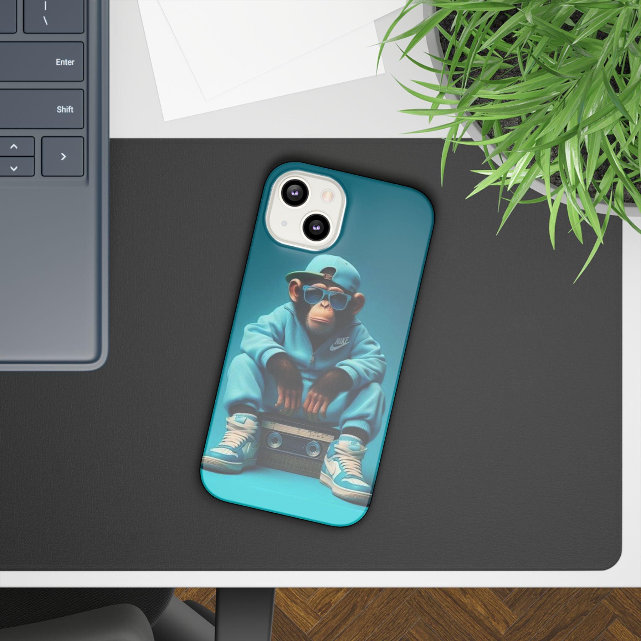 Monkey Madness Phone Case – Unleash the Fun with Cartoon Style!
