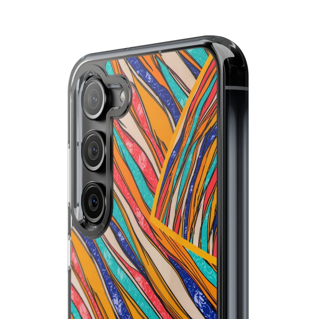 Clear Cases Stripes of  Powerful Colors