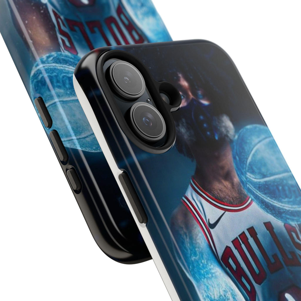 Coby White Chicago Bulls NBA Basketball Printed Tough Phone Case for iPhone & Samsung Galaxy - Dynamic Player Action Design