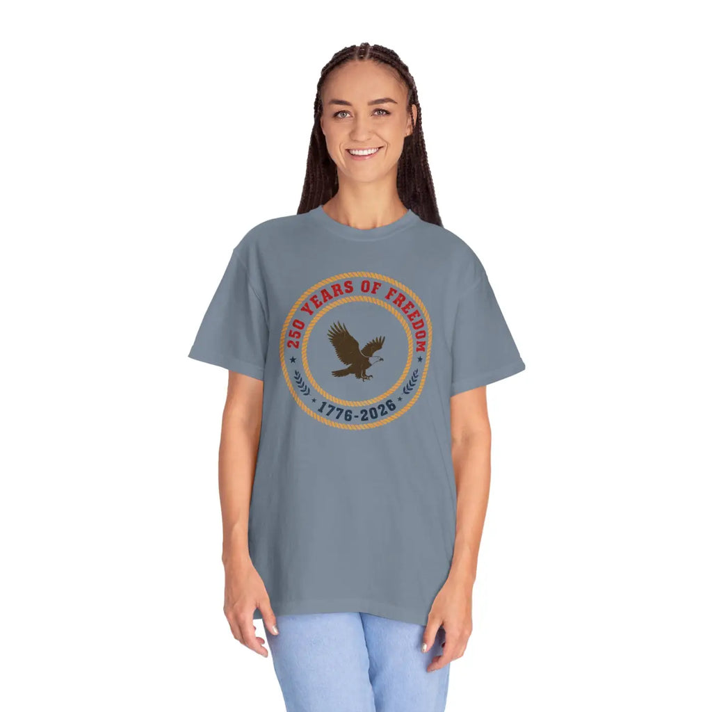 Freedom Eagle Independence Commemorative Vintage Tee - DipaliZ