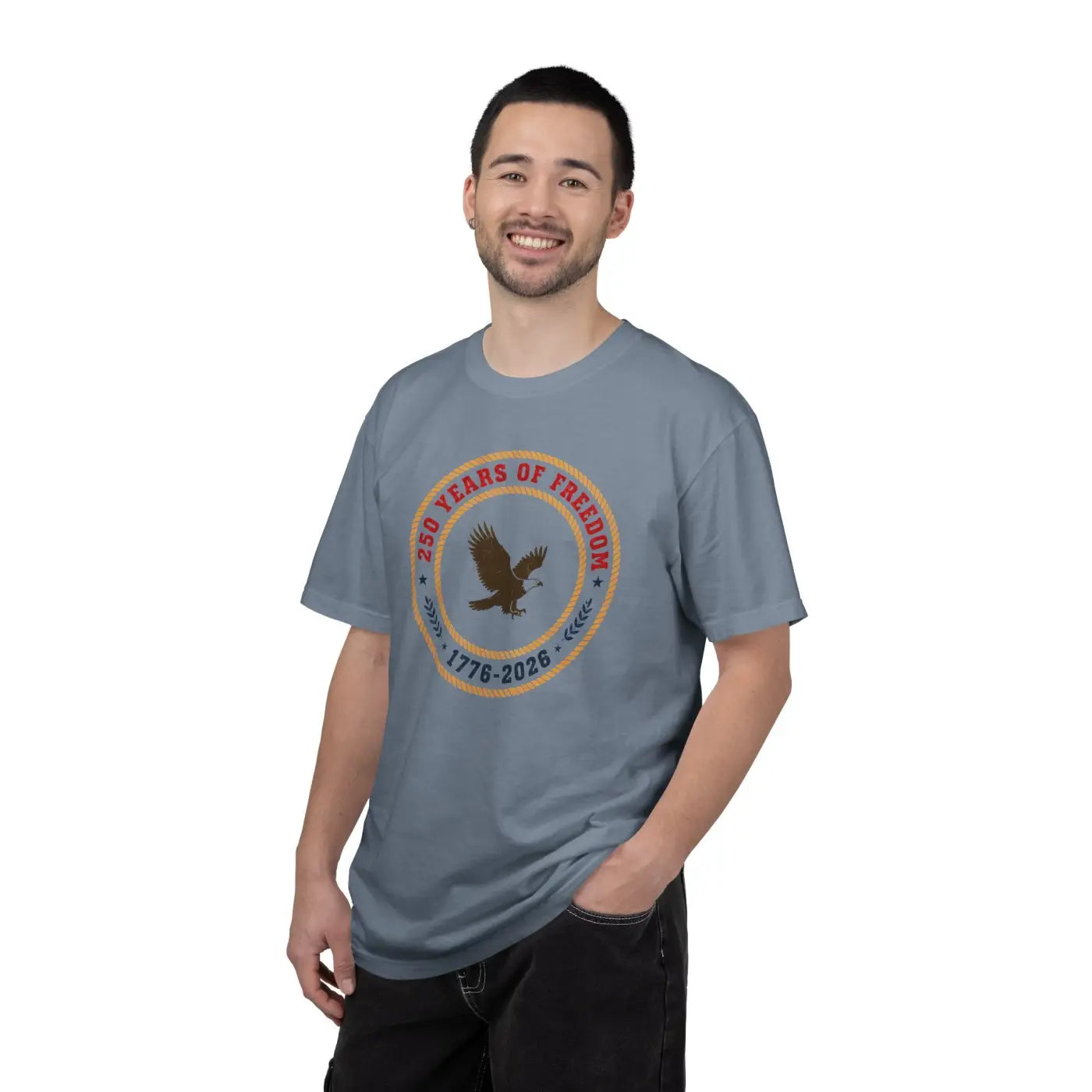 Freedom Eagle Independence Commemorative Vintage Tee - DipaliZ