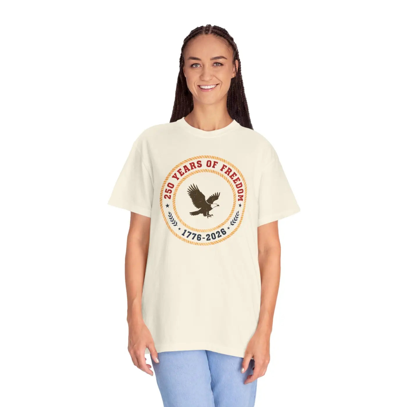 Freedom Eagle Independence Commemorative Vintage Tee - DipaliZ
