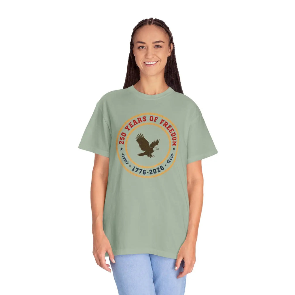 Freedom Eagle Independence Commemorative Vintage Tee - DipaliZ
