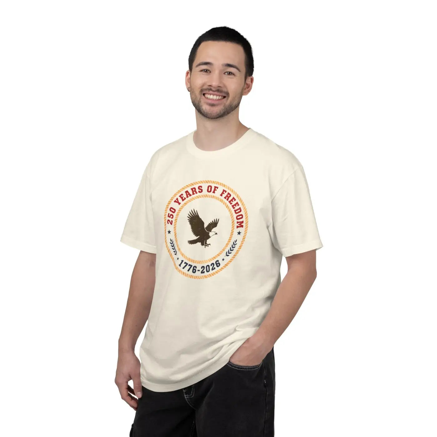 Freedom Eagle Independence Commemorative Vintage Tee - DipaliZ
