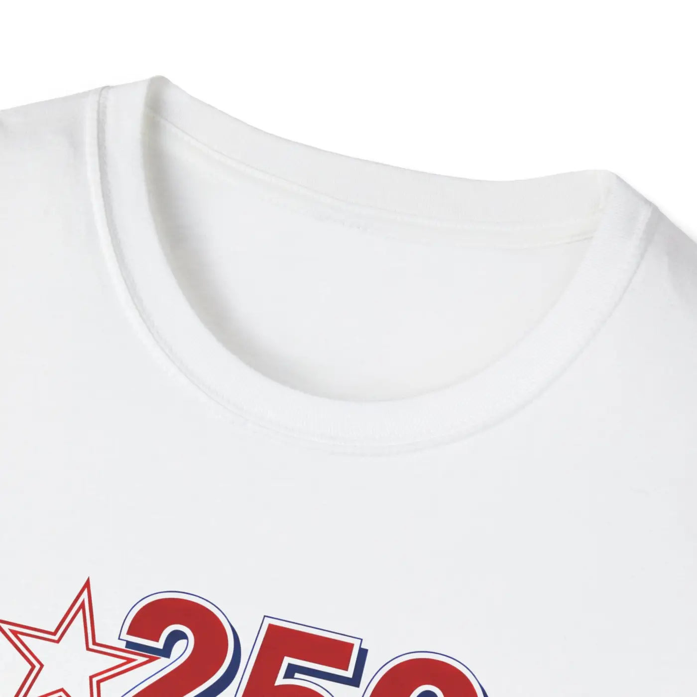 Patriotic Anniversary Tee - 250 Years of Freedom - DipaliZ