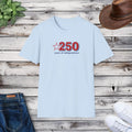 Patriotic Anniversary Tee - 250 Years of Freedom - DipaliZ