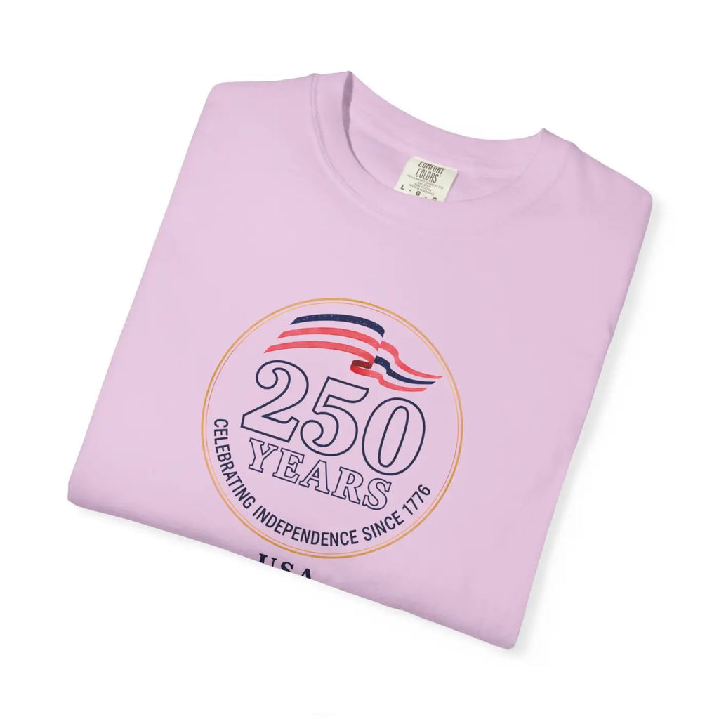 Patriotic Anniversary Tee - 250 Years Independence USA - DipaliZ