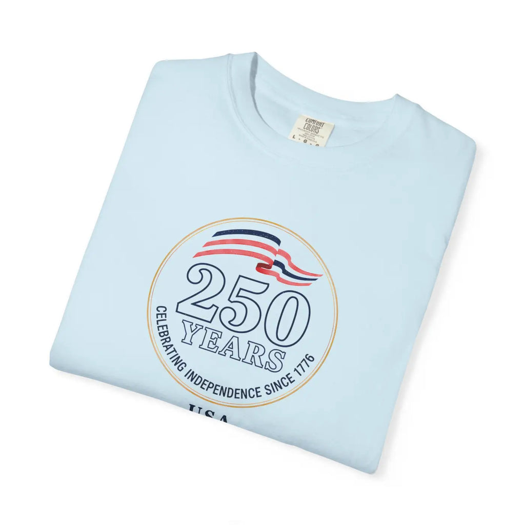 Patriotic Anniversary Tee - 250 Years Independence USA - DipaliZ