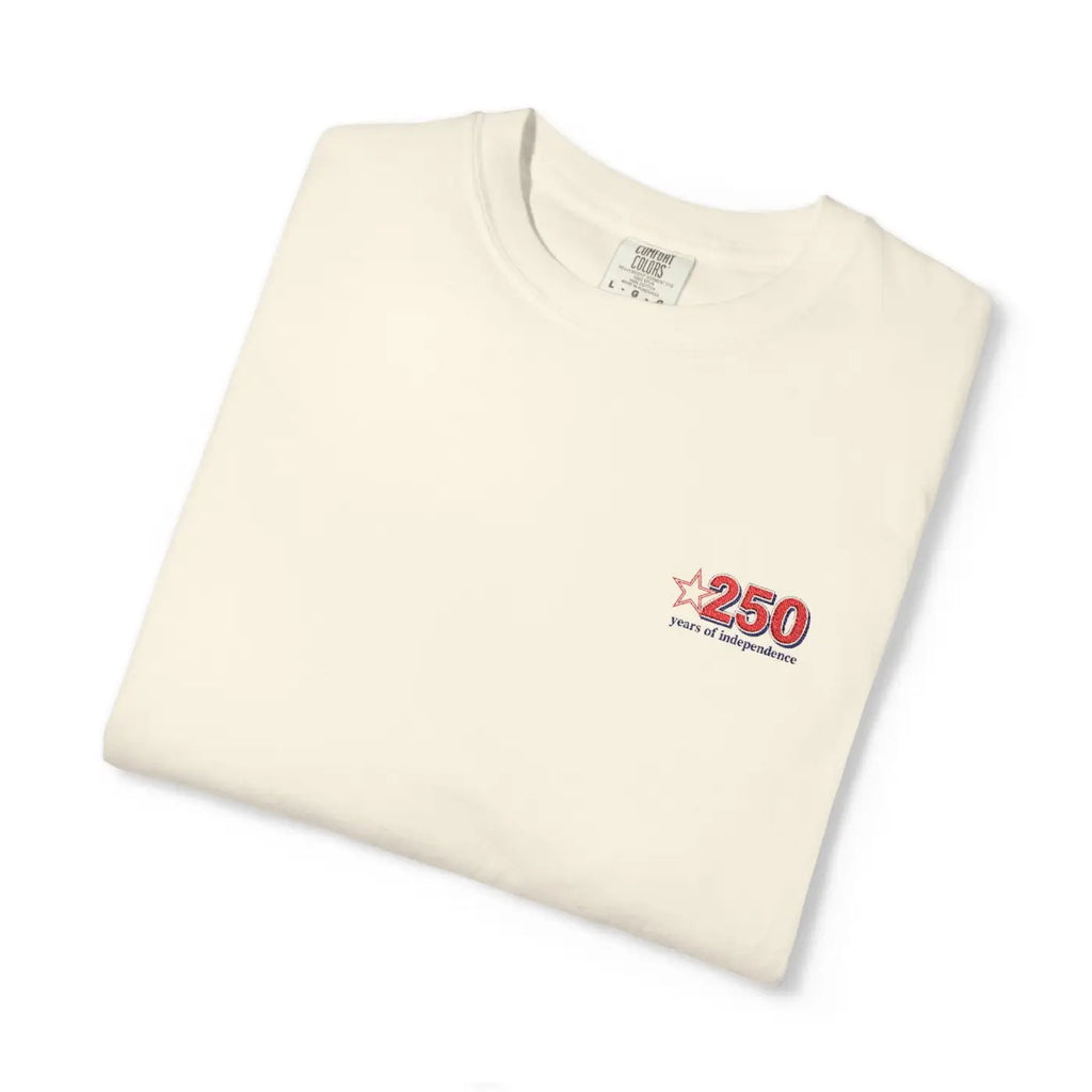 250th Anniversary Small Chest Logo Garment Dyed Tee - DipaliZ