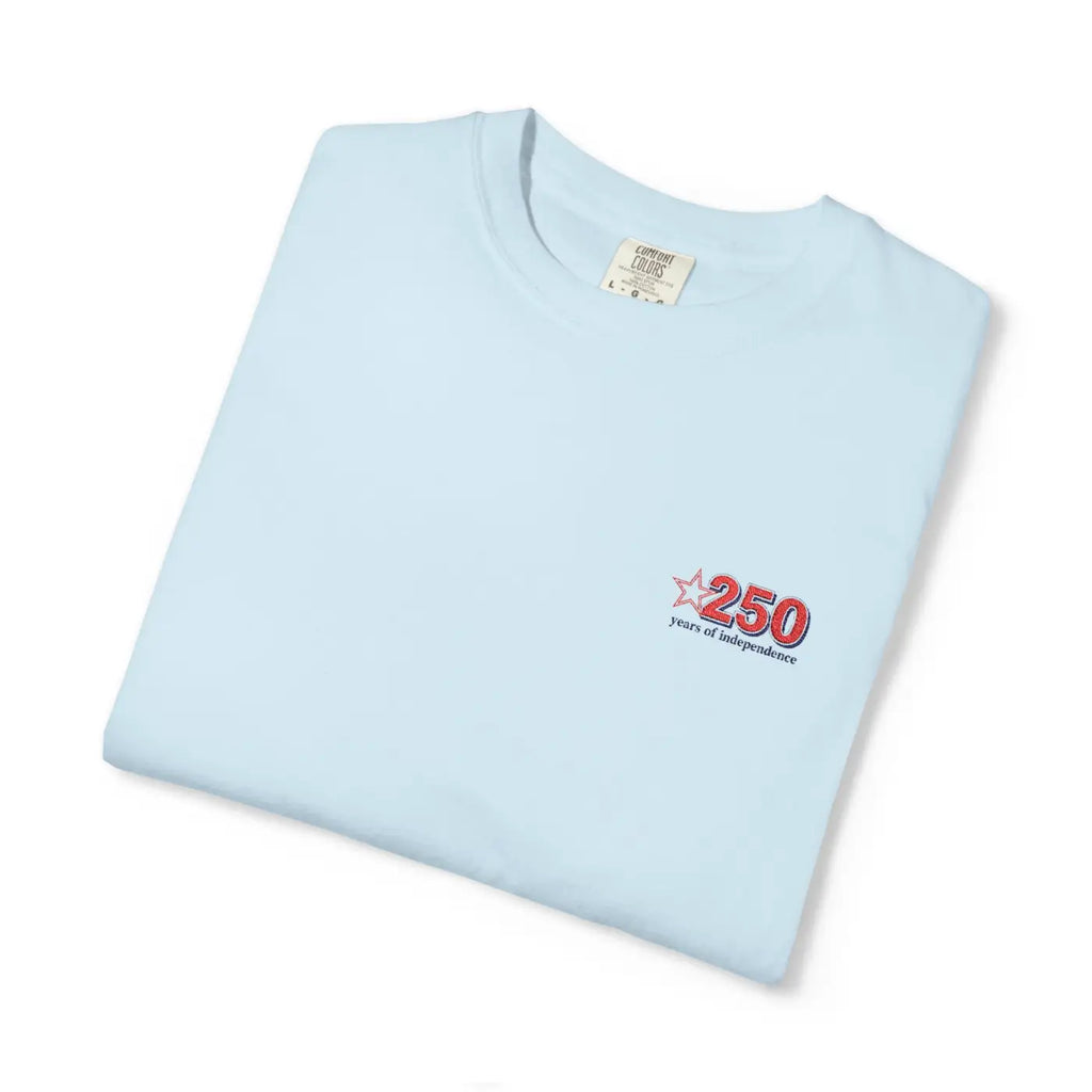 250th Anniversary Small Chest Logo Garment Dyed Tee - DipaliZ