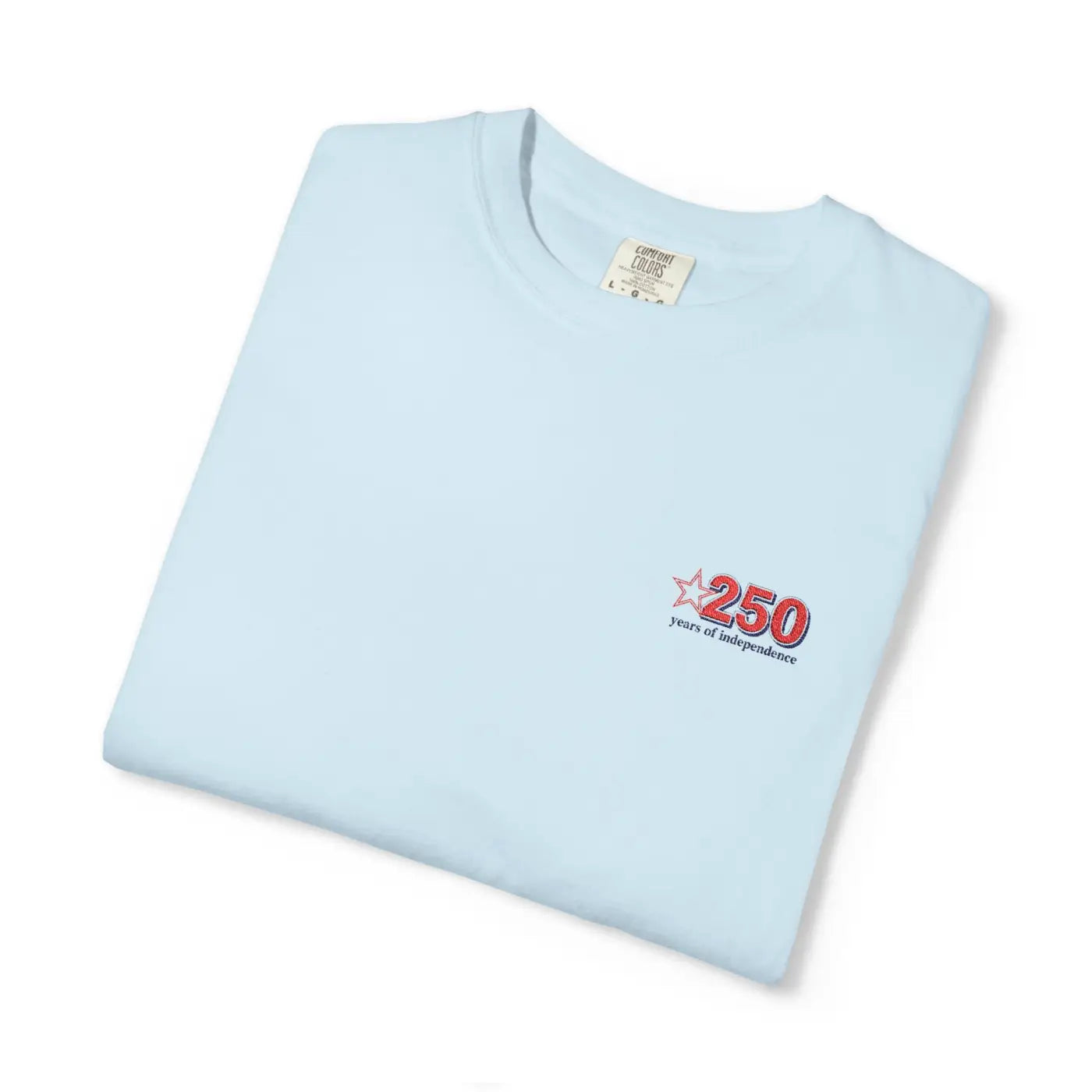 250th Anniversary Small Chest Logo Garment Dyed Tee - DipaliZ