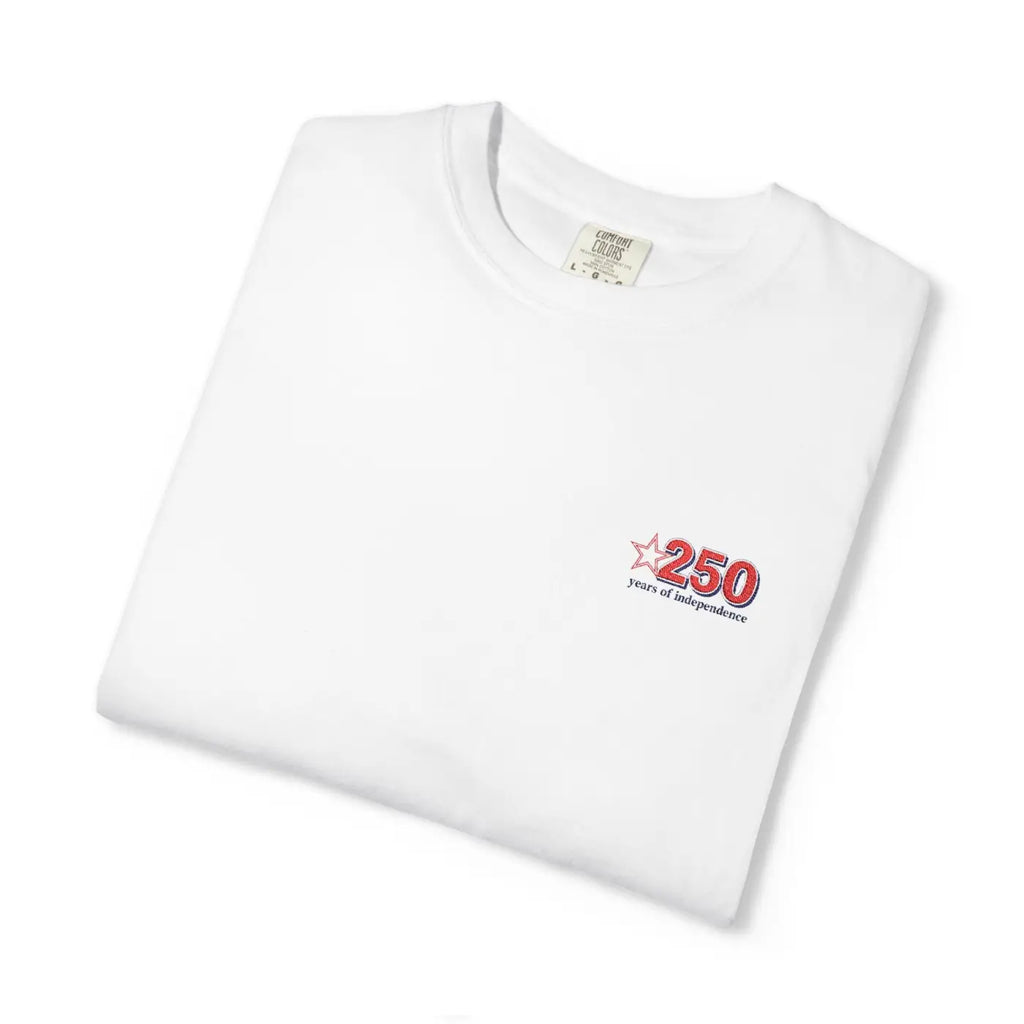 250th Anniversary Small Chest Logo Garment Dyed Tee - DipaliZ