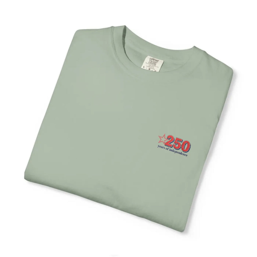 250th Anniversary Small Chest Logo Garment Dyed Tee - DipaliZ