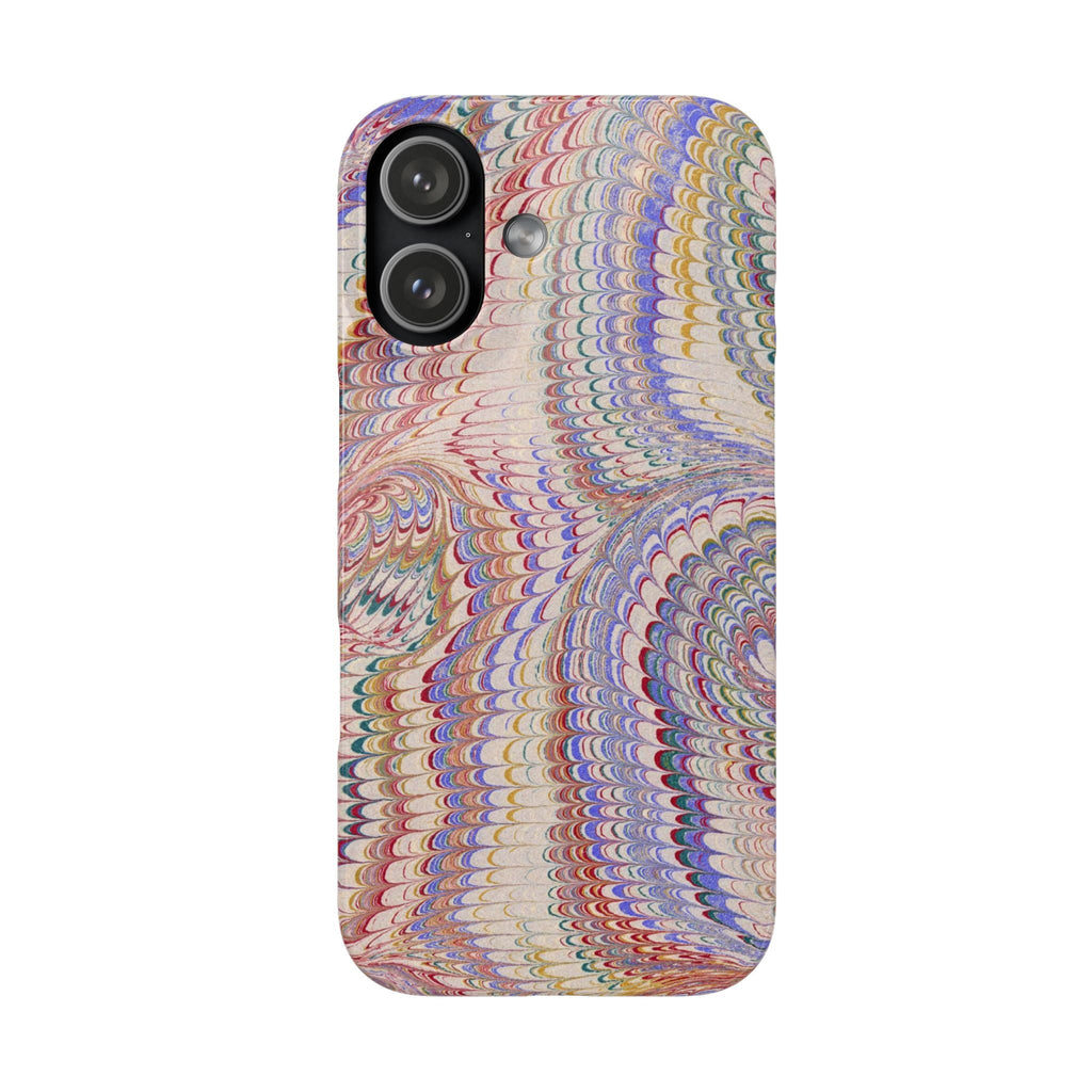 Pink Pastel - Italian Feather Marble Design Phone Case