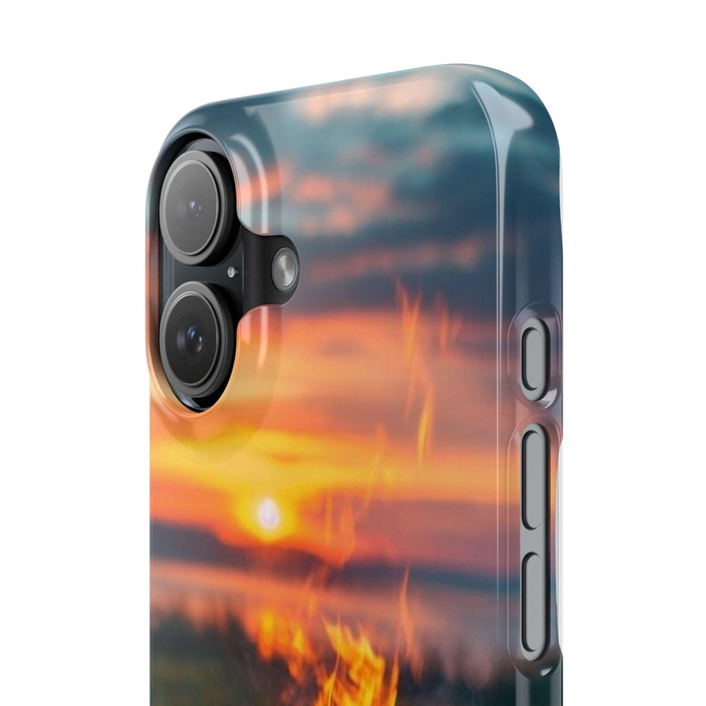 Woodland Fire Phone Case – Warmth of Nature’s Blaze on Your Device