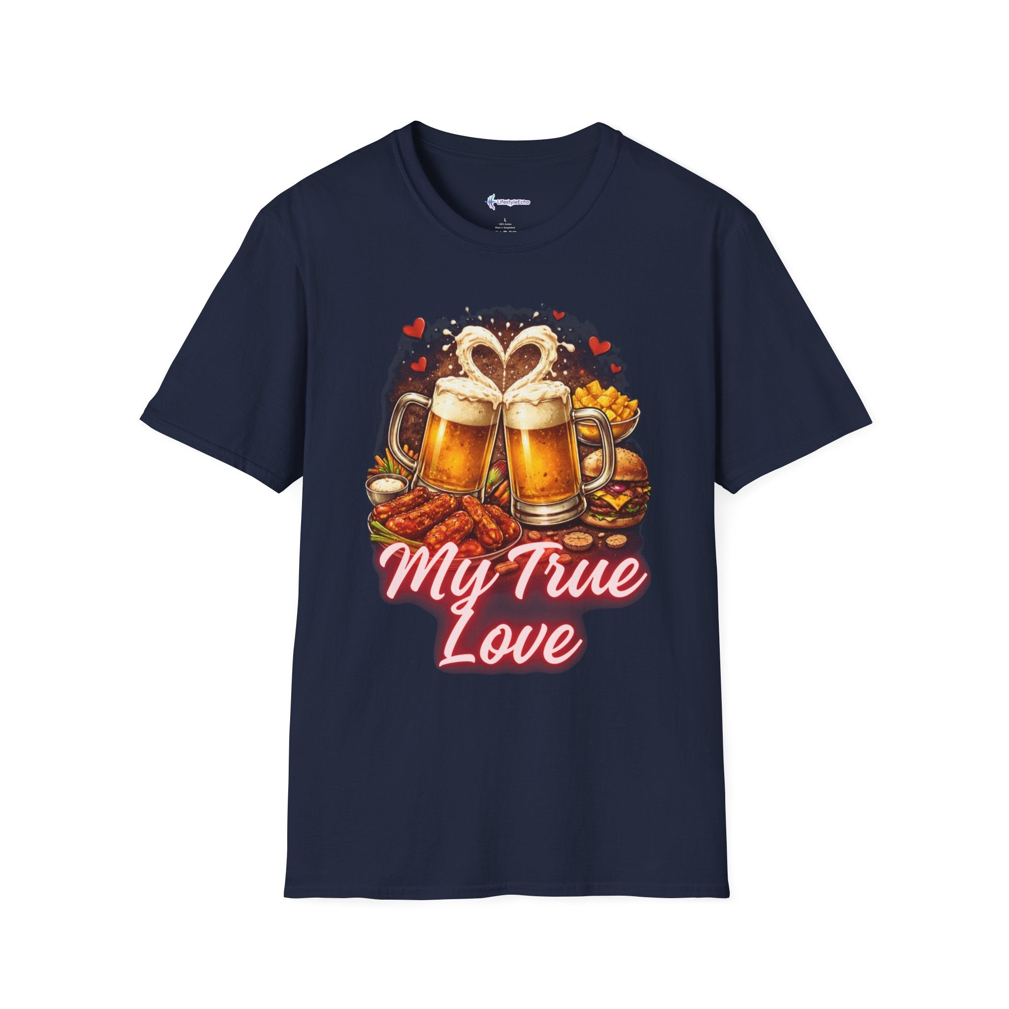 Food & Beer Valentine's T-Shirt - My One True Love