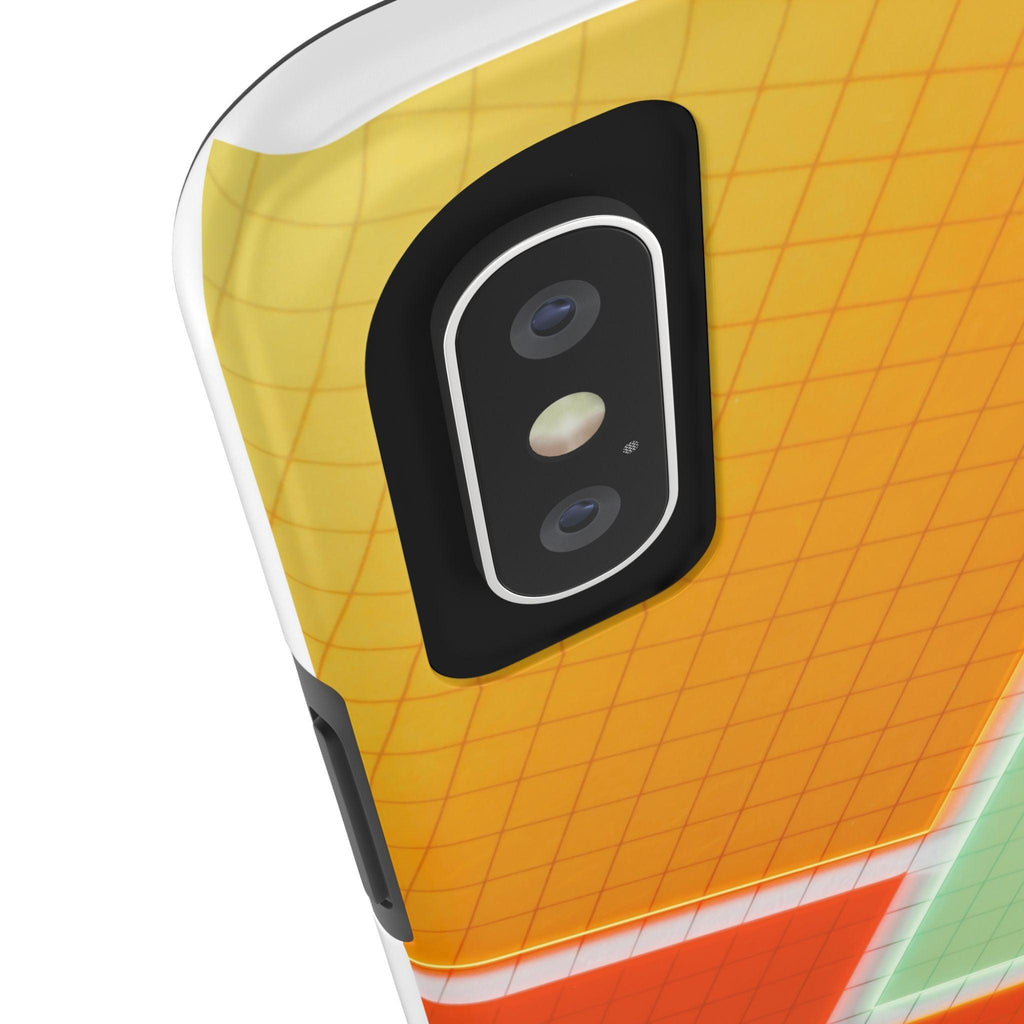 Four Colors Blocks With Shades Tough Phone Cases